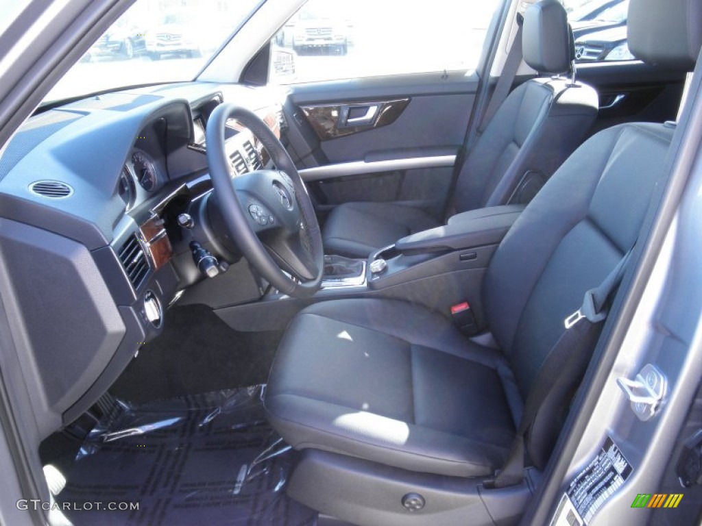 Black Interior 2012 Mercedes-Benz GLK 350 4Matic Photo #53576394