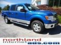 2011 Blue Flame Metallic Ford F150 XLT SuperCrew 4x4  photo #2