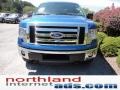 2011 Blue Flame Metallic Ford F150 XLT SuperCrew 4x4  photo #3