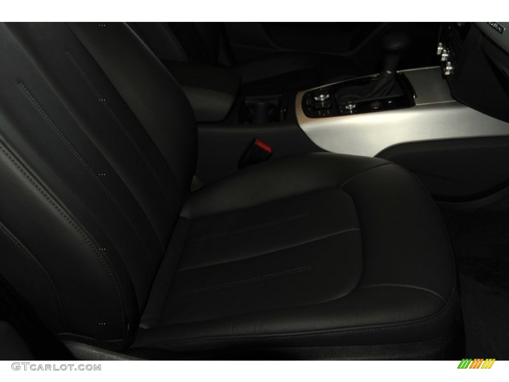 2012 A7 3.0T quattro Premium - Phantom Black Pearl Effect / Black photo #36