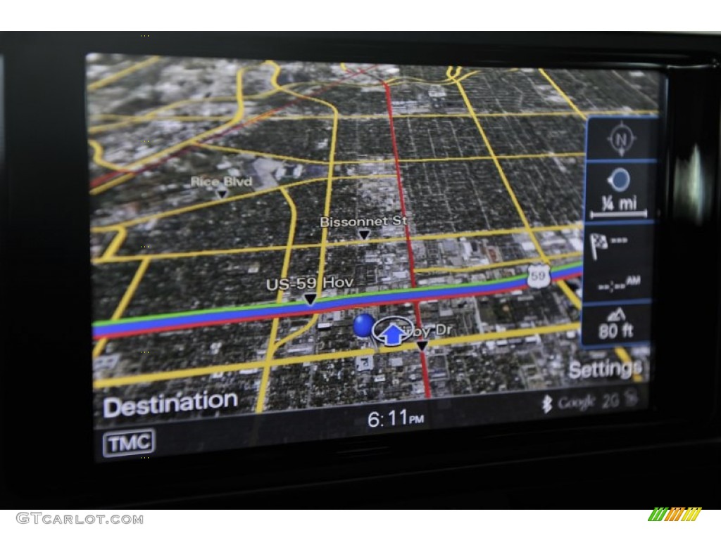 2012 Audi A6 3.0T quattro Sedan Navigation Photo #53577072