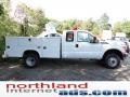 2011 Oxford White Ford F350 Super Duty XL SuperCab 4x4 Chassis Commercial  photo #1