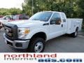 2011 Oxford White Ford F350 Super Duty XL SuperCab 4x4 Chassis Commercial  photo #4
