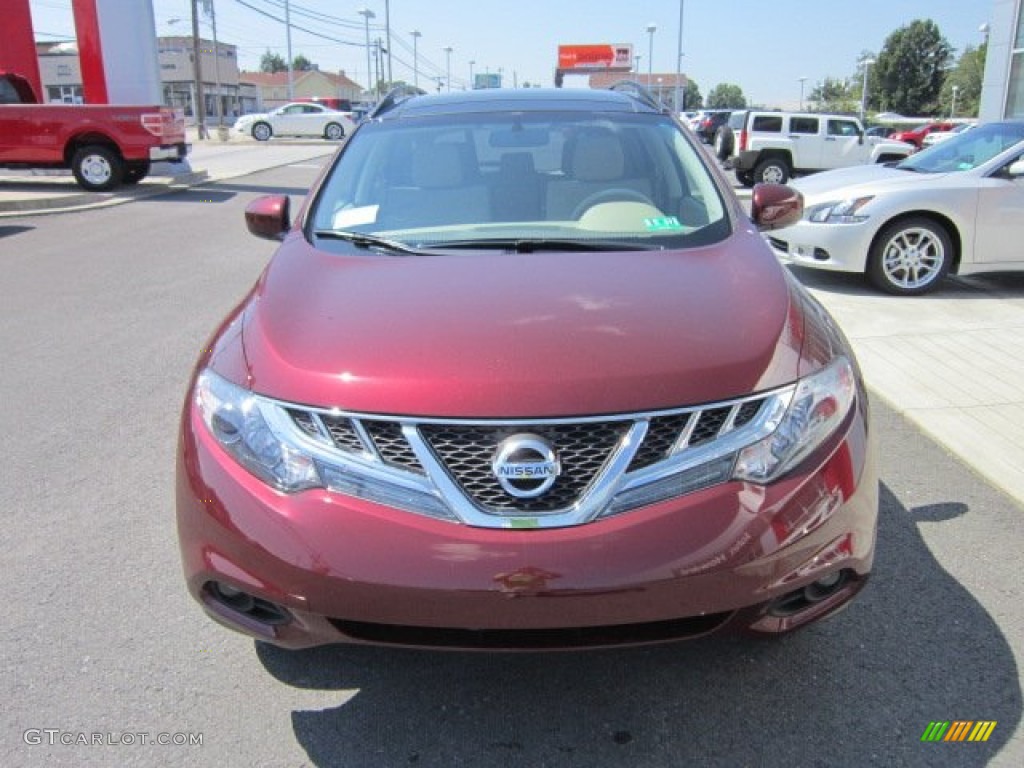 2011 Murano SV AWD - Merlot / Beige photo #2