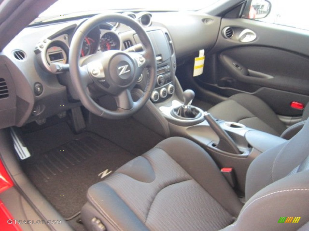 Black Interior 2011 Nissan 370Z Sport Touring Coupe Photo #53578671