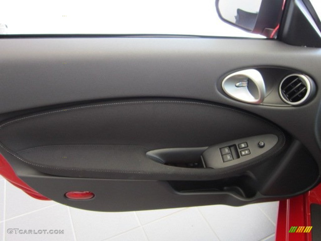 2011 Nissan 370Z Sport Touring Coupe Black Door Panel Photo #53578687