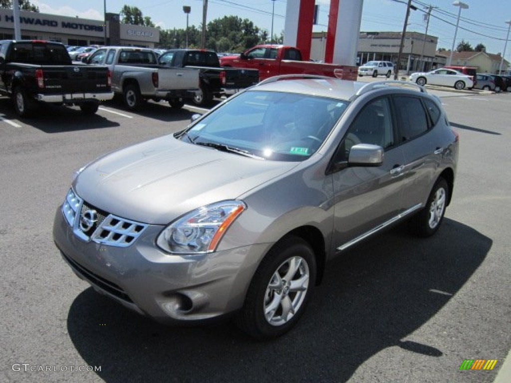 2011 Rogue SV AWD - Platinum Graphite / Gray photo #3