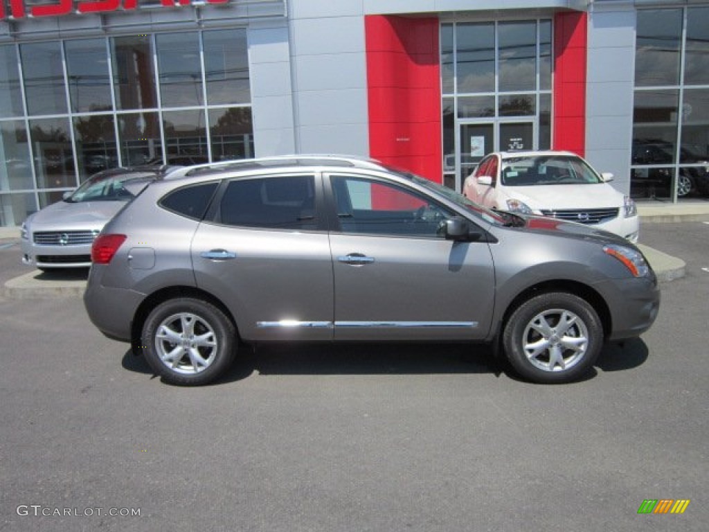 2011 Rogue SV AWD - Platinum Graphite / Gray photo #8