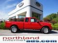 2011 Torch Red Ford Ranger XLT SuperCab 4x4  photo #1