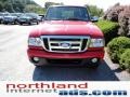 2011 Torch Red Ford Ranger XLT SuperCab 4x4  photo #3
