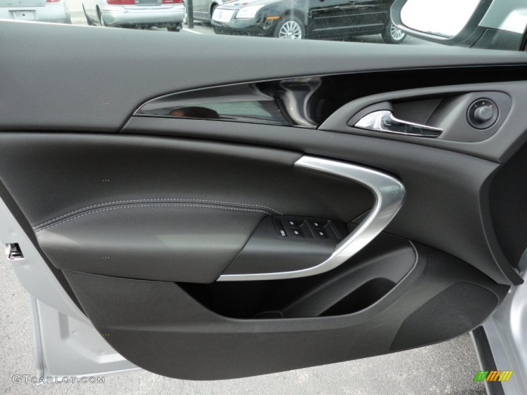 2011 Buick Regal CXL Ebony Door Panel Photo #53579058