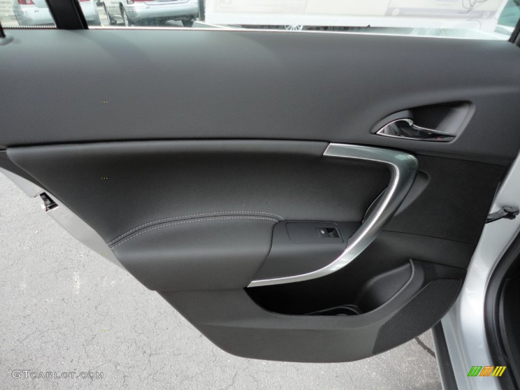 2011 Buick Regal CXL Ebony Door Panel Photo #53579071