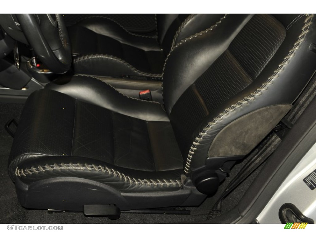 Ebony Black Interior 2005 Audi TT 1.8T Roadster Photo #53579139