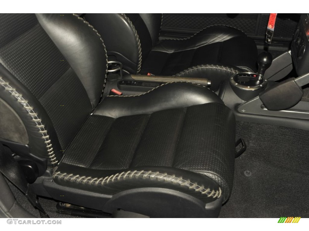 Ebony Black Interior 2005 Audi TT 1.8T Roadster Photo #53579385