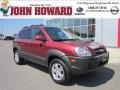 2007 Mesa Red Metallic Hyundai Tucson SE 4WD  photo #1