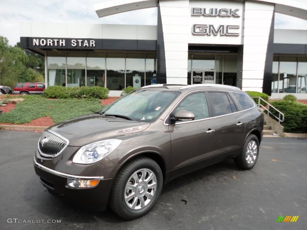 2012 Enclave AWD - White Diamond Tricoat / Ebony photo #1