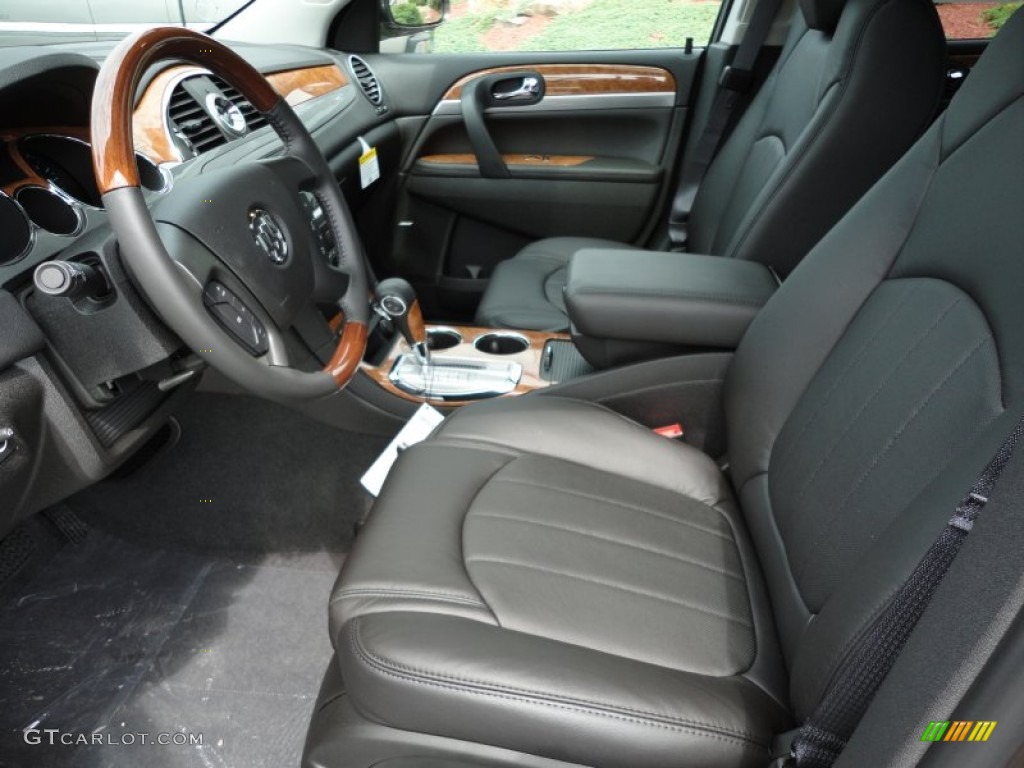 Ebony Interior 2012 Buick Enclave AWD Photo #53579613
