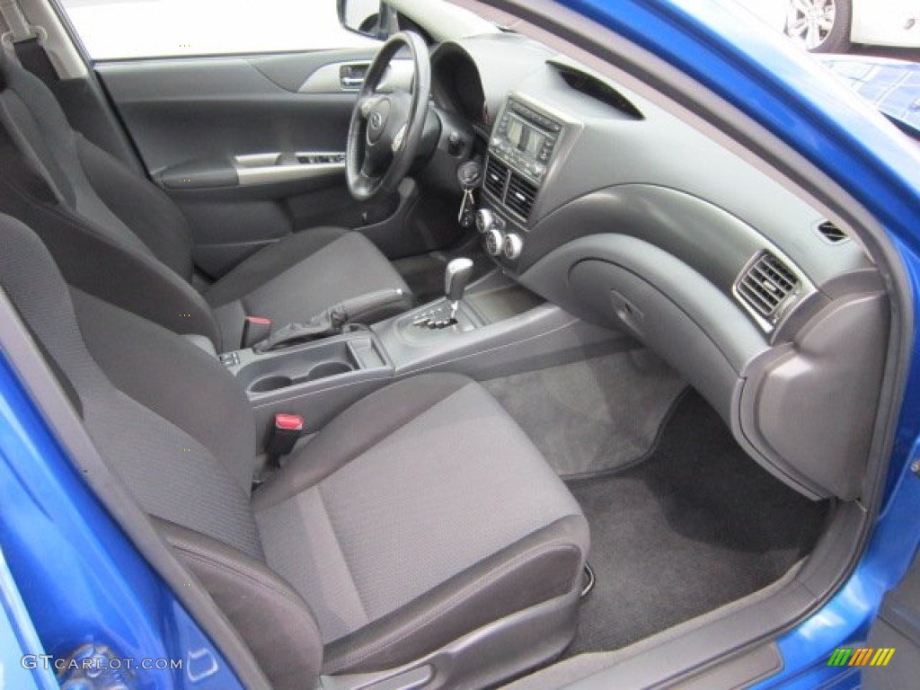 Carbon Black Interior 2008 Subaru Impreza WRX Sedan Photo #53579751