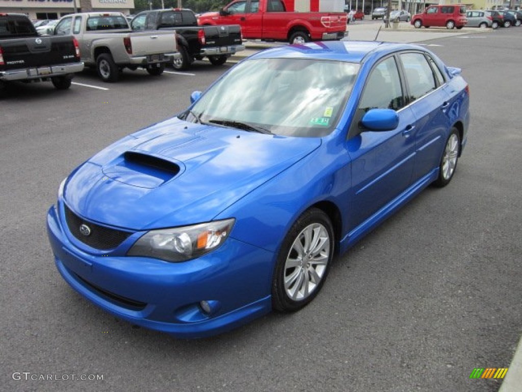 WR Blue Mica 2008 Subaru Impreza WRX Sedan Exterior Photo #53579814