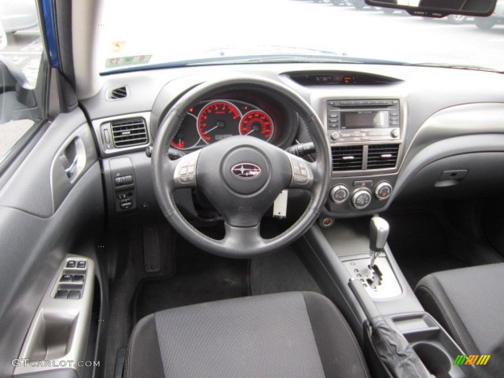 2008 Subaru Impreza WRX Sedan Carbon Black Dashboard Photo #53579949