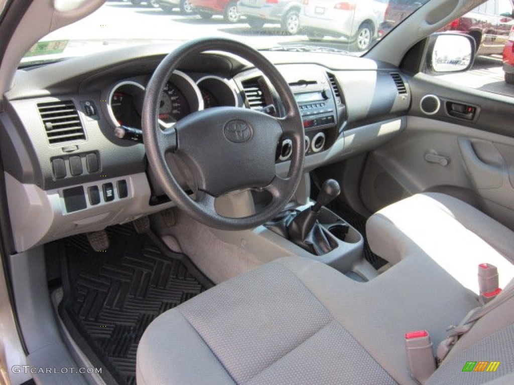 Taupe Interior 2008 Toyota Tacoma Regular Cab 4x4 Photo #53580081