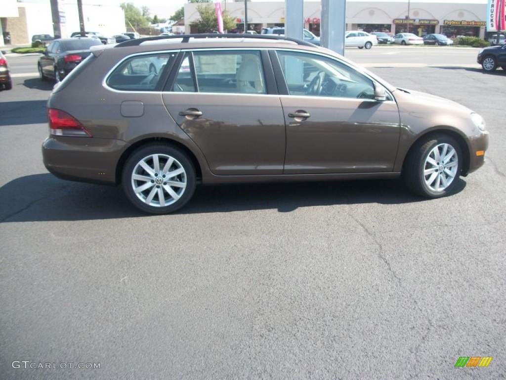 Toffee Brown Metallic 2012 Volkswagen Jetta TDI SportWagen Exterior Photo #53583267