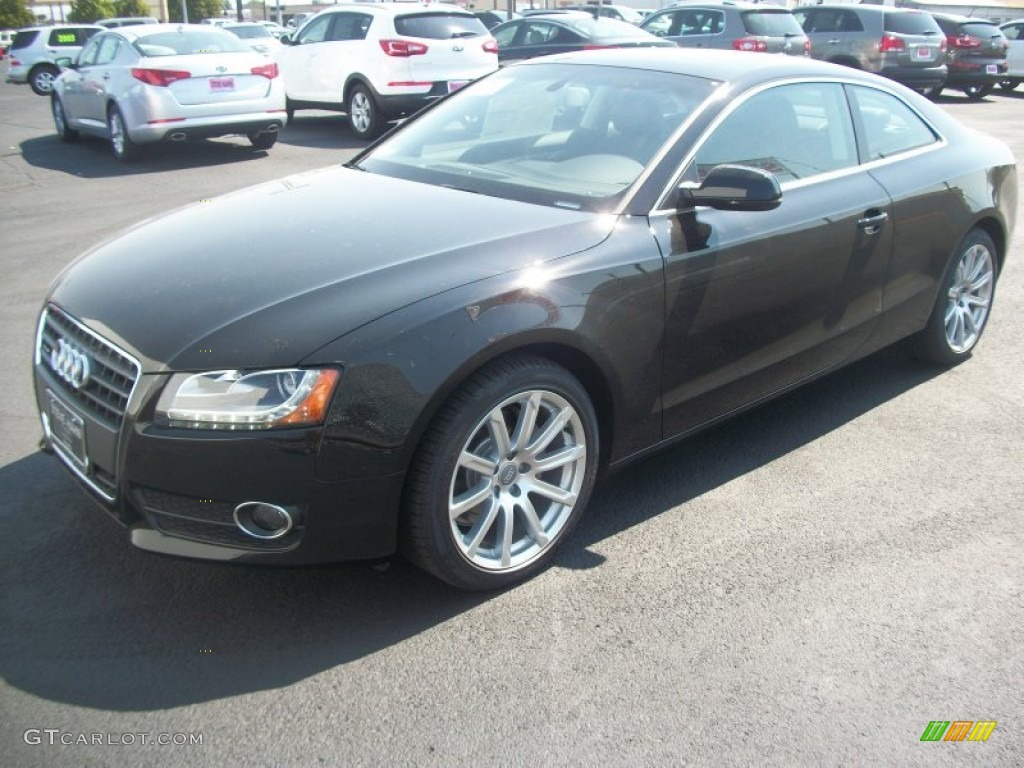 Brilliant Black 2012 Audi A5 2.0T quattro Coupe Exterior Photo #53583666