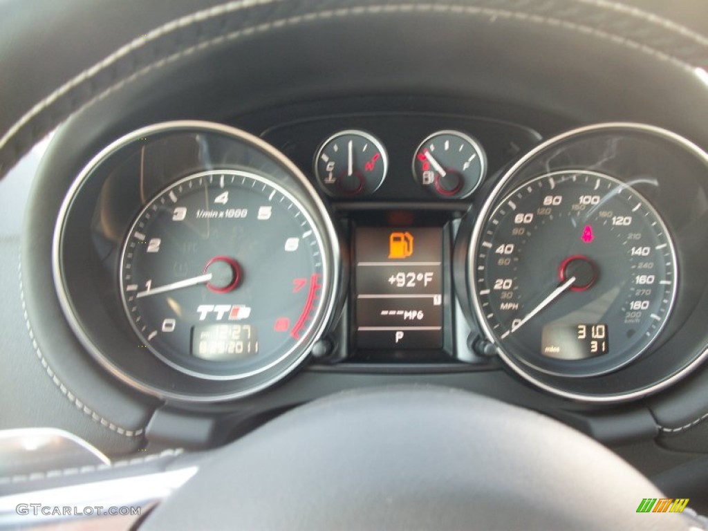 2012 Audi TT S 2.0T quattro Coupe Gauges Photo #53583987