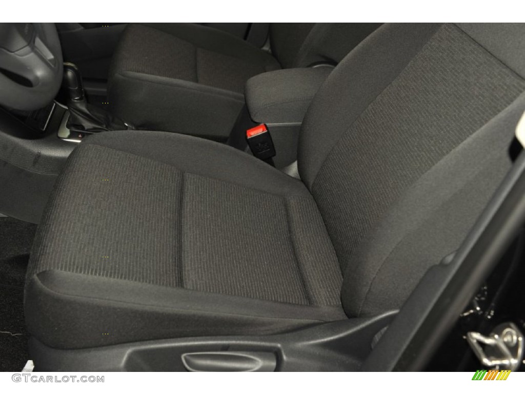 2012 Tiguan S - Deep Black Metallic / Black photo #10