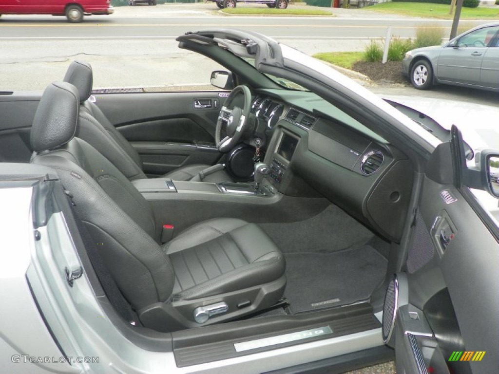 CS Charcoal Black/Carbon Interior 2011 Ford Mustang GT/CS California Special Convertible Photo #53585346