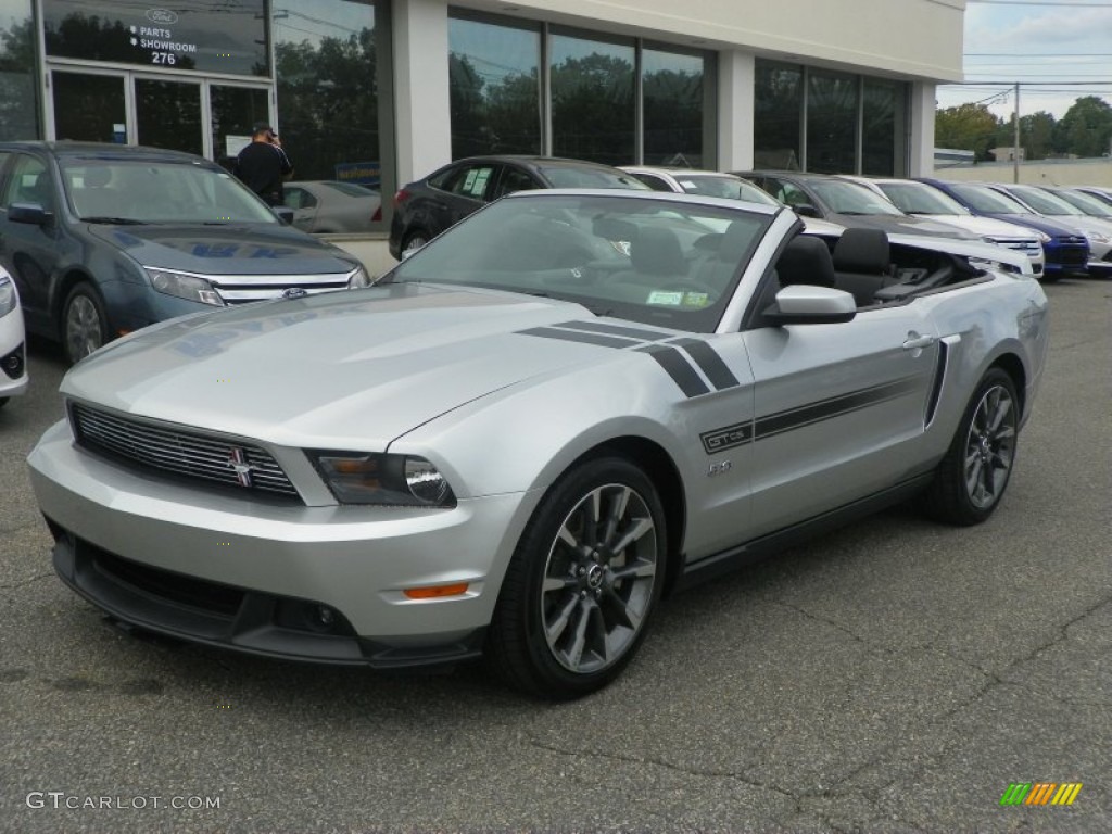 2011 Mustang GT/CS California Special Convertible - Ingot Silver Metallic / CS Charcoal Black/Carbon photo #29