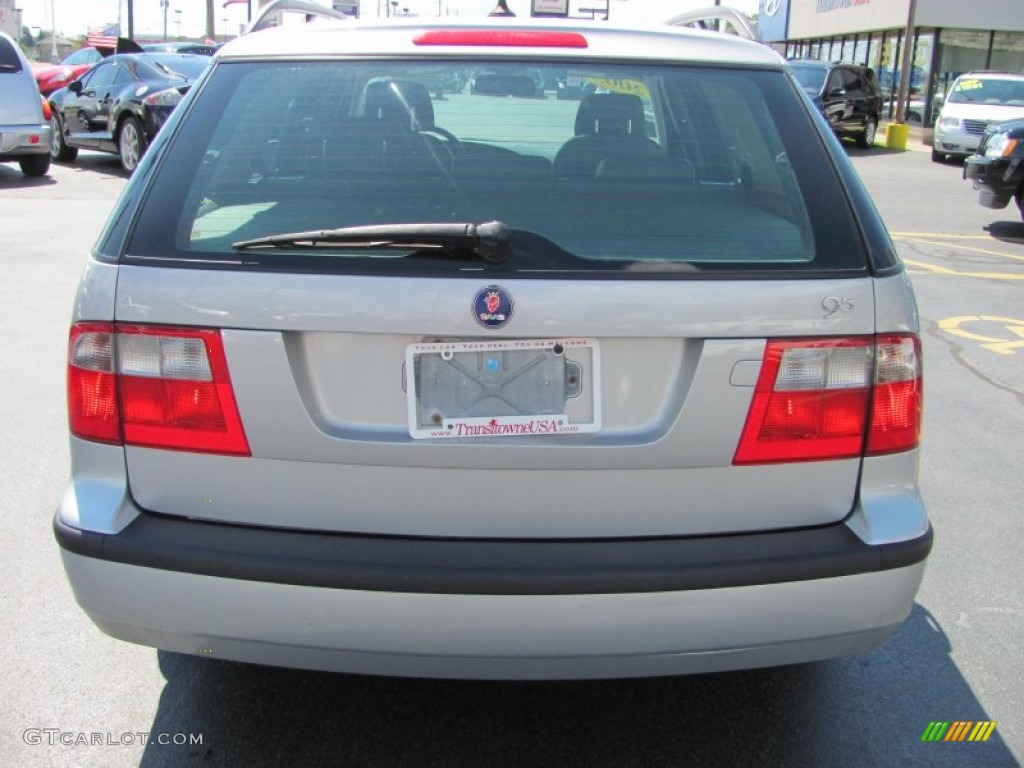2005 9-5 Arc Sport Wagon - Parchment Silver Metallic / Granite Gray photo #14