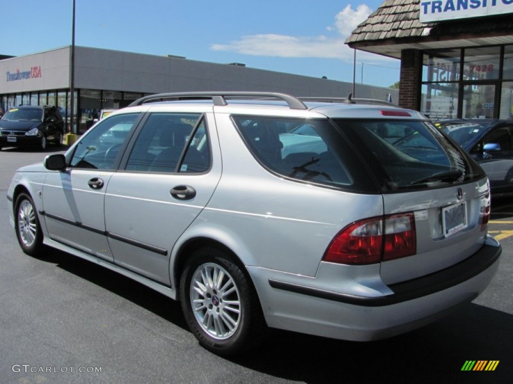 2005 9-5 Arc Sport Wagon - Parchment Silver Metallic / Granite Gray photo #15