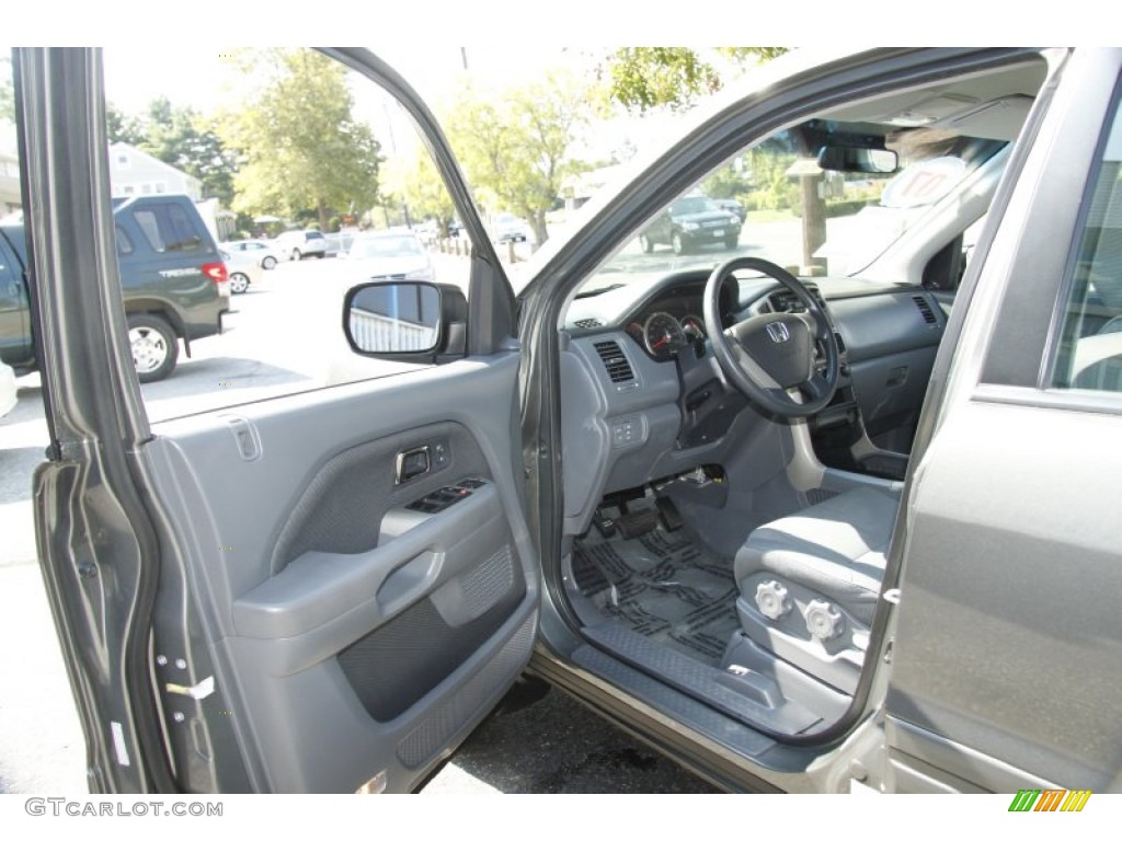 2007 Pilot LX 4WD - Nimbus Gray Metallic / Gray photo #12