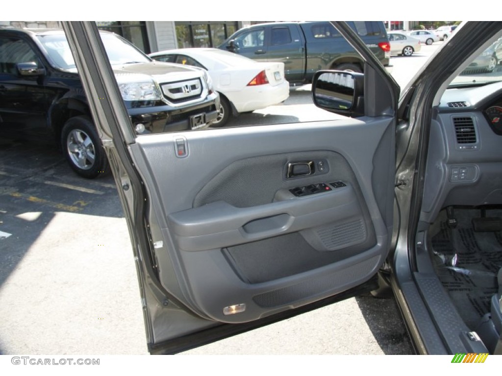 2007 Pilot LX 4WD - Nimbus Gray Metallic / Gray photo #13