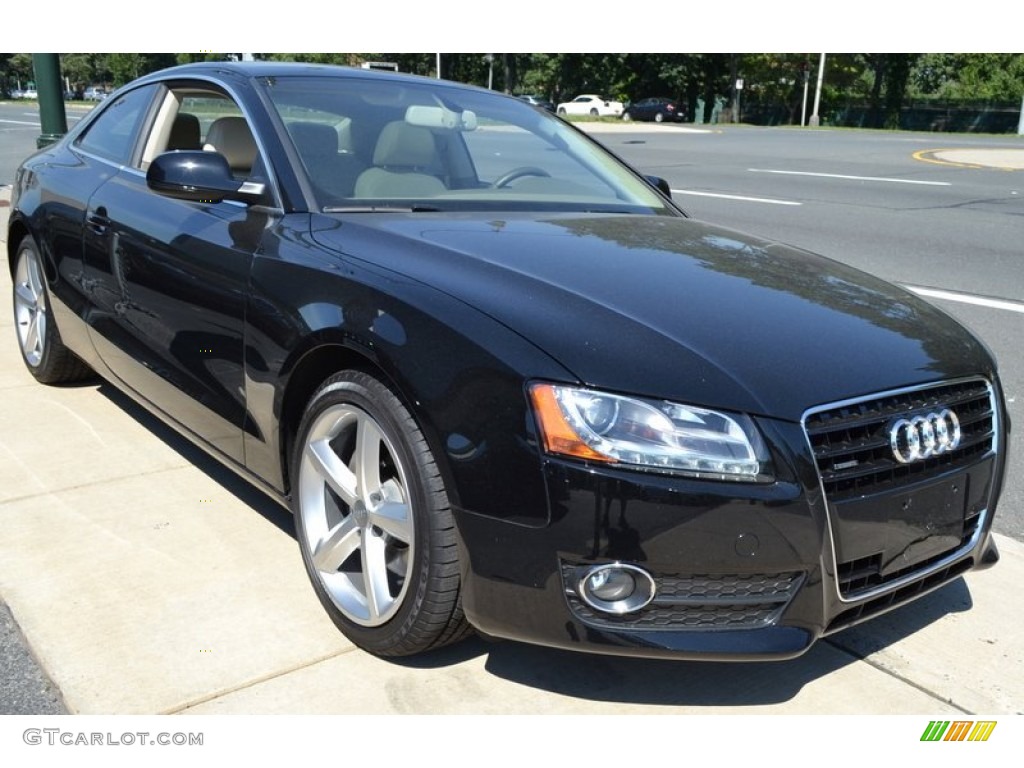 Brilliant Black 2010 Audi A5 3.2 quattro Coupe Exterior Photo #53586260