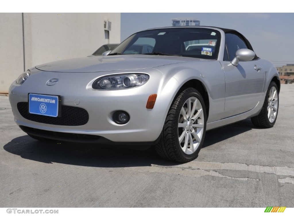 Sunlight Silver Metallic 2008 Mazda MX-5 Miata Grand Touring Roadster Exterior Photo #53586528