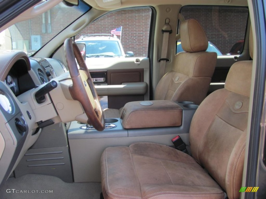 2005 F150 King Ranch SuperCrew 4x4 - Dark Shadow Grey Metallic / Castano Brown Leather photo #10