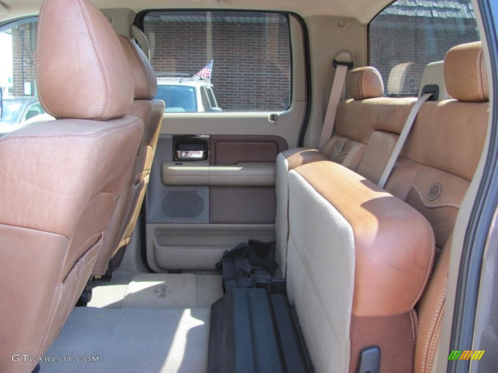 2005 F150 King Ranch SuperCrew 4x4 - Dark Shadow Grey Metallic / Castano Brown Leather photo #13