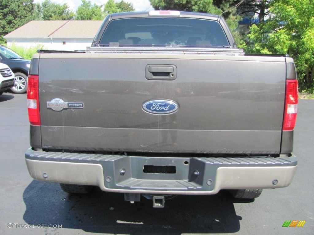 2005 F150 King Ranch SuperCrew 4x4 - Dark Shadow Grey Metallic / Castano Brown Leather photo #16