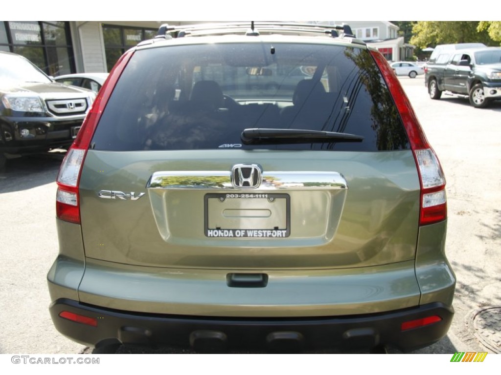 2009 CR-V EX-L 4WD - Green Tea Metallic / Ivory photo #8