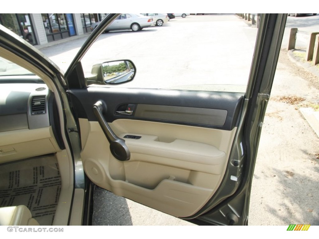 2009 CR-V EX-L 4WD - Green Tea Metallic / Ivory photo #21