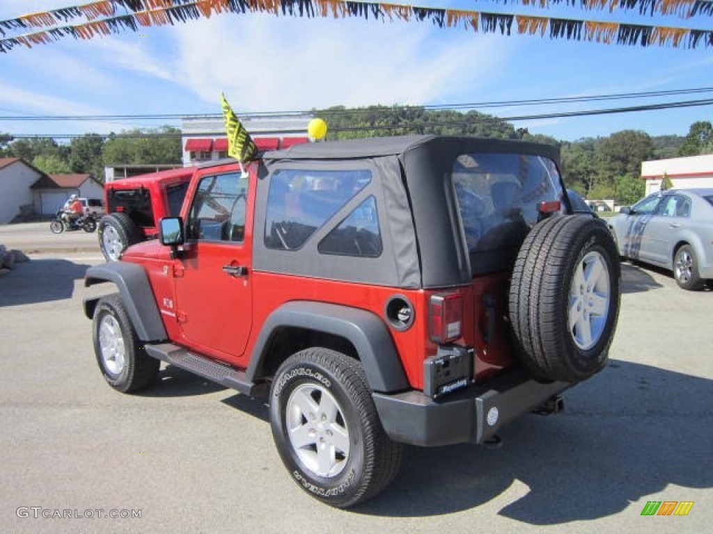2009 Wrangler X 4x4 - Sunburst Orange Pearl Coat / Dark Slate Gray/Medium Slate Gray photo #3