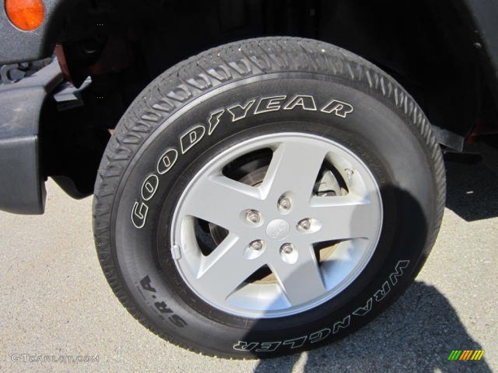 2009 Wrangler X 4x4 - Sunburst Orange Pearl Coat / Dark Slate Gray/Medium Slate Gray photo #9