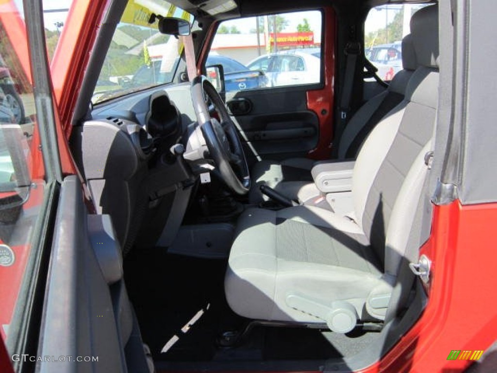 2009 Wrangler X 4x4 - Sunburst Orange Pearl Coat / Dark Slate Gray/Medium Slate Gray photo #10