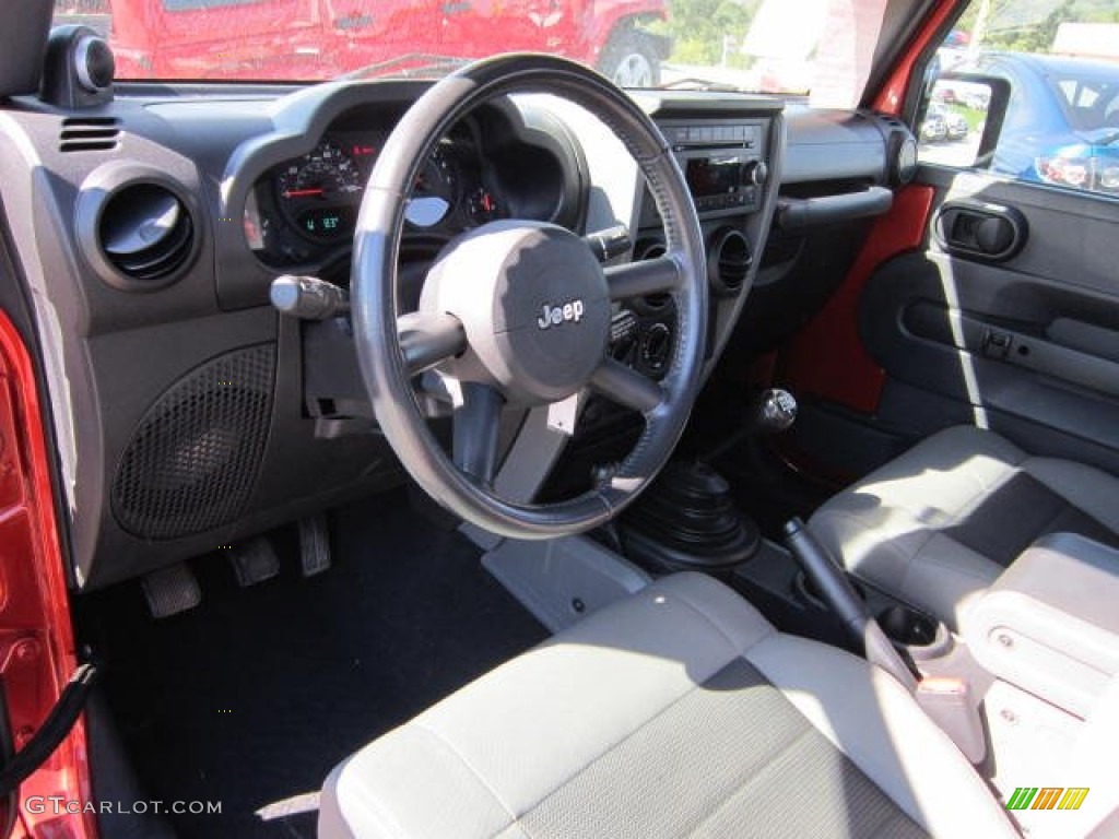 2009 Wrangler X 4x4 - Sunburst Orange Pearl Coat / Dark Slate Gray/Medium Slate Gray photo #11