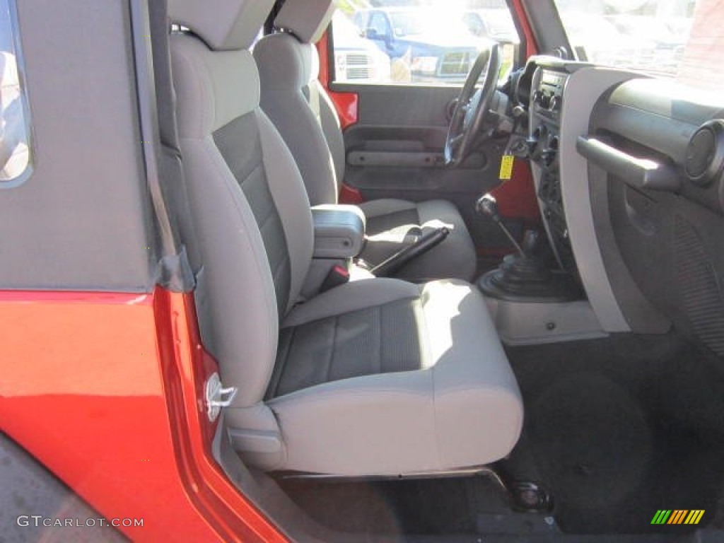 2009 Wrangler X 4x4 - Sunburst Orange Pearl Coat / Dark Slate Gray/Medium Slate Gray photo #16