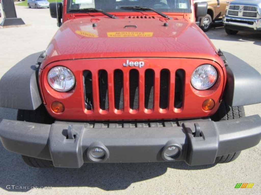 2009 Wrangler X 4x4 - Sunburst Orange Pearl Coat / Dark Slate Gray/Medium Slate Gray photo #19