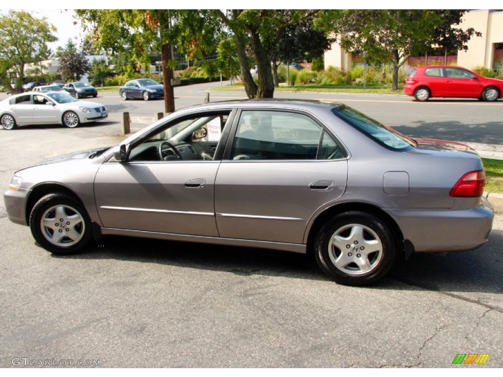 2000 Accord EX V6 Sedan - Signet Silver Metallic / Quartz photo #11