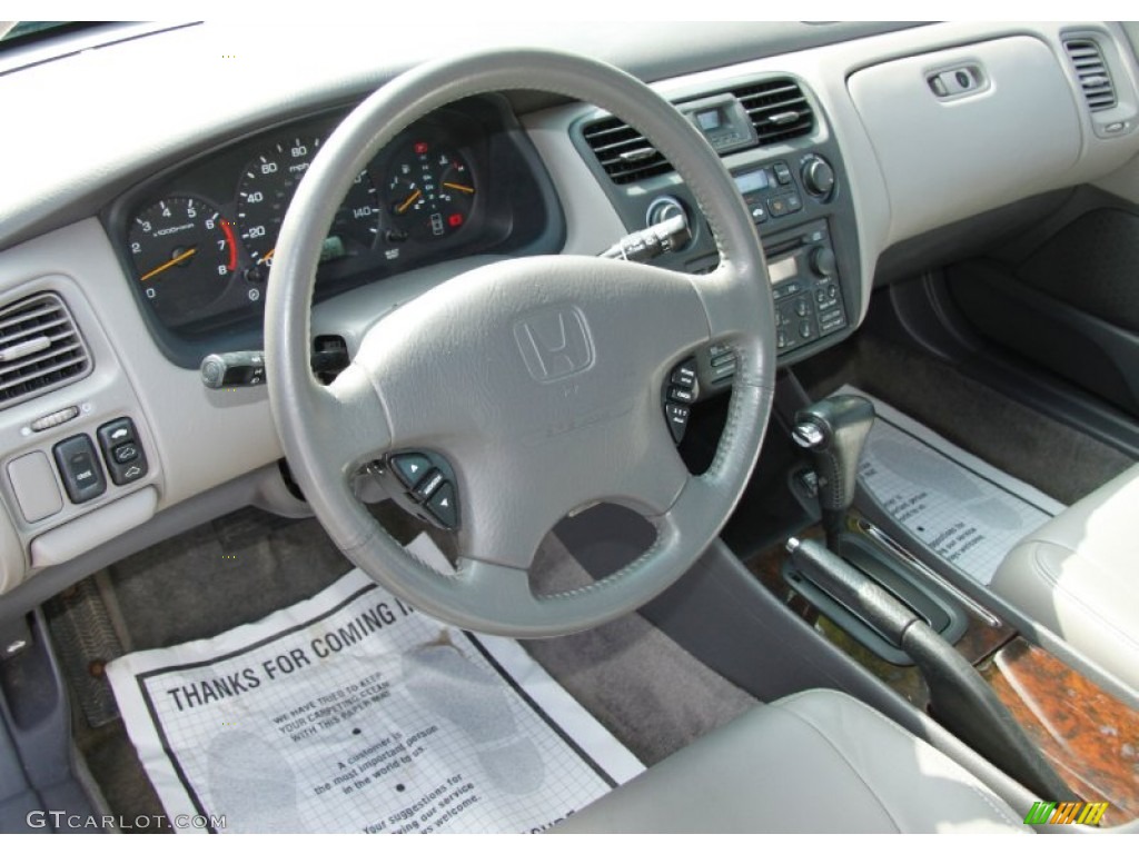 2000 Accord EX V6 Sedan - Signet Silver Metallic / Quartz photo #13